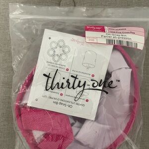 Thirty-One Pink Oh-Snap Bin